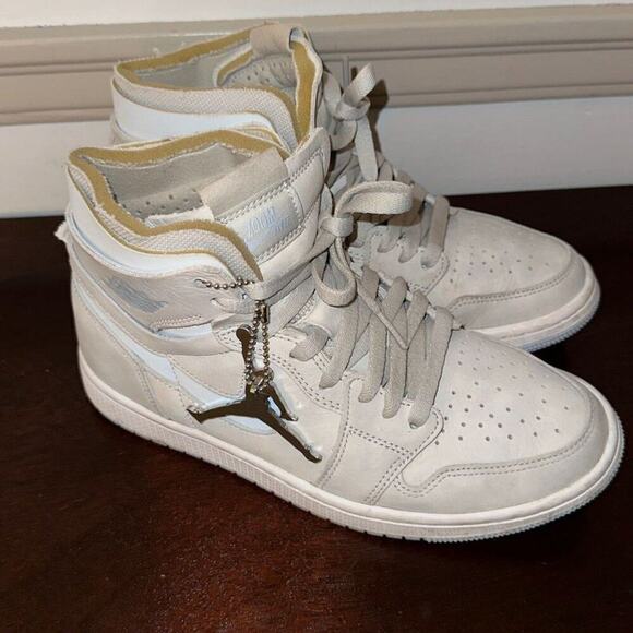 Jordan 1 High Zoom Air CMFT Grey Fog Women's Size 7.5 US - CT0979-004 Sneakers - Picture 1 of 13